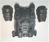 Male Vest: Armor Type BLACK Version - 1:18 Scale Modular MTF Accessory for 3-3/4" Action Figures