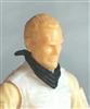 Headgear: Standard Neck Scarf BLACK Version - 1:18 Scale Modular MTF Accessory for 3-3/4" Action Figures