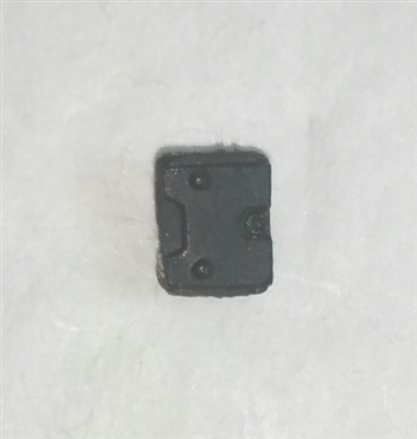 Armor Panel: Small Size BLACK Version - 1:18 Scale Modular MTF Accessory for 3-3/4" Action Figures