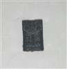 Armor Panel: Large Size BLACK Version - 1:18 Scale Modular MTF Accessory for 3-3/4" Action Figures