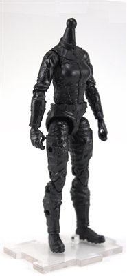 MTF Female Valkyries Body WITHOUT Head BLACK "Night-Ops" Version BASIC - 1:18 Scale Marauder Task Force Action Figure