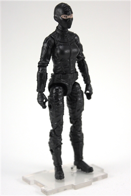 MTF Female Valkyries with Balaclava Head BLACK "Night-Ops" Version BASIC - 1:18 Scale Marauder Task Force Action Figure