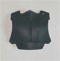 Armor Chest Plate: BLACK Version - 1:18 Scale Modular MTF Accessory for 3-3/4" Action Figures