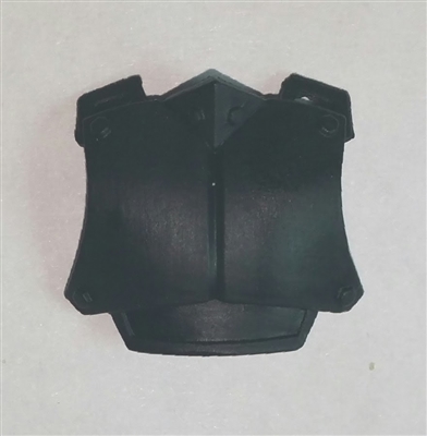 Armor Chest Plate: BLACK Version - 1:18 Scale Modular MTF Accessory for 3-3/4" Action Figures