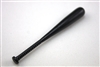 Baseball Bat: Black color with Black handle grip - 1:18 Scale Weapon Accessory for 3 3/4 Inch Action Figures