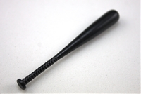 Baseball Bat: Black color with Black handle grip - 1:18 Scale Weapon Accessory for 3 3/4 Inch Action Figures