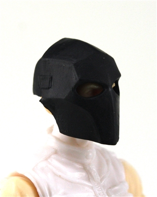 Armor Mask: BLACK Version - 1:18 Scale Modular MTF Accessory for 3-3/4" Action Figures