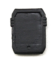 Smartpad / Computer Tablet: BLACK Version - 1:18 Scale MTF Accessory for 3 3/4 Inch Action Figures