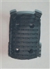 Male Vest: Plate Carrier Type BLACK Version - 1:18 Scale Modular MTF Accessory for 3-3/4" Action Figures