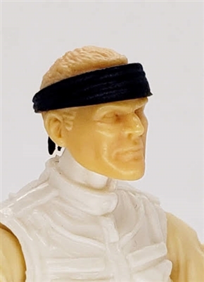 Headgear: Headband BLACK Version - 1:18 Scale Modular MTF Accessory for 3-3/4" Action Figures