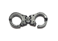 Handcuffs: Black Version - 1:18 Scale Accessory for 3 3/4 Inch Action Figures