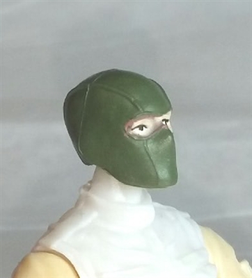 Male Head: Balaclava Mask GREEN Version - 1:18 Scale MTF Accessory for 3-3/4" Action Figures