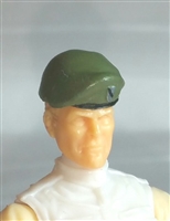 Headgear: Beret GREEN & Black Version - 1:18 Scale Modular MTF Accessory for 3-3/4" Action Figures