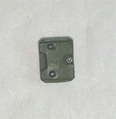 Armor Panel: Small Size GREEN Version - 1:18 Scale Modular MTF Accessory for 3-3/4" Action Figures