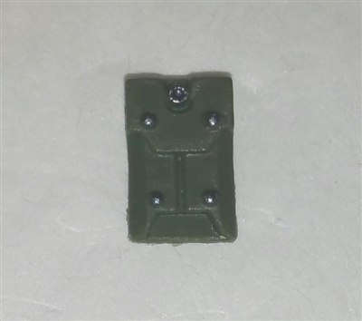Armor Panel: Large Size GREEN Version - 1:18 Scale Modular MTF Accessory for 3-3/4" Action Figures