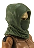 Headgear: Hood GREEN Version - 1:18 Scale Modular MTF Accessory for 3-3/4" Action Figures