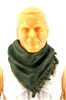 Headgear: Large Neck Scarf "Shemagh" GREEN Version - 1:18 Scale Modular MTF Accessory for 3-3/4" Action Figures