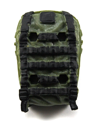 Backpack: Modular Backpack  GREEN & BLACK Version - 1:18 Scale Modular MTF Accessory for 3-3/4" Action Figures