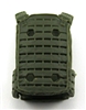 Male Vest: Plate Carrier Type GREEN Version - 1:18 Scale Modular MTF Accessory for 3-3/4" Action Figures