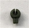 "C-Clip" Universal Modular Mounting Peg: Green Version - 1:18 Scale MTF Accessory for 3 3/4 Inch Action Figures