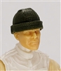 Headgear: Knit Cap "Ski Cap" GREEN Version - 1:18 Scale Modular MTF Accessory for 3-3/4" Action Figures