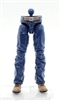 Male Legs: BLUE Contract Ops Pant Legs - Right AND Left WITH WAIST - 1:18 Scale MTF Accessory for 3-3/4" Action Figures
