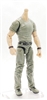 "Contract-Ops" GREEN T-Shirt & GREEN Pants LIGHT TAN (ASIAN) Skin tone MTF Male Body WITHOUT Head - 1:18 Scale Marauder Task Force Action Figure