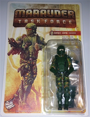 Marauder Task Force "Spec-Ops" 1:18 Scale Action Figure LIMITED EDITION CARDED VERSION