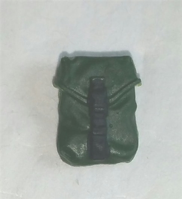 Pocket: Large Size DARK GREEN Version - 1:18 Scale Modular MTF Accessory for 3-3/4" Action Figures