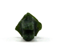 Headgear: Helmet Mounting Plug for NVG Goggles DARK GREEN Version - 1:18 Scale Modular MTF Accessory for 3-3/4" Action Figures