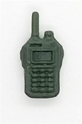 Radio Walkie Talkie: DARK GREEN Version - 1:18 Scale MTF Accessory for 3 3/4 Inch Action Figures