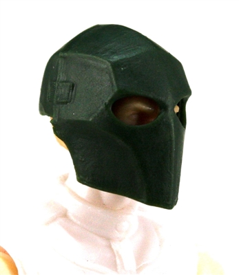 Armor Mask: DARK GREEN Version - 1:18 Scale Modular MTF Accessory for 3-3/4" Action Figures