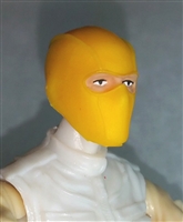 Male Head: Balaclava Mask YELLOW Version - 1:18 Scale MTF Accessory for 3-3/4" Action Figures