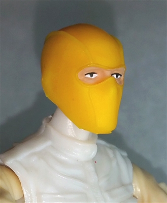 Male Head: Balaclava Mask YELLOW Version - 1:18 Scale MTF Accessory for 3-3/4" Action Figures
