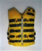 Male Vest: Tactical Type YELLOW Version - 1:18 Scale Modular MTF Accessory for 3-3/4" Action Figures