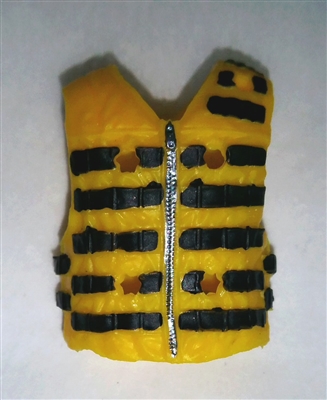 Male Vest: Tactical Type YELLOW Version - 1:18 Scale Modular MTF Accessory for 3-3/4" Action Figures