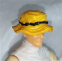 Headgear: Boonie Hat YELLOW Version - 1:18 Scale Modular MTF Accessory for 3-3/4" Action Figures