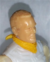 Headgear: Standard Neck Scarf YELLOW Version - 1:18 Scale Modular MTF Accessory for 3-3/4" Action Figures