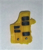 Pistol Holster: Large Right Handed with Loop YELLOW Version - 1:18 Scale Modular MTF Accessory for 3-3/4" Action Figures