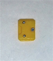 Armor Panel: Small Size YELLOW Version - 1:18 Scale Modular MTF Accessory for 3-3/4" Action Figures