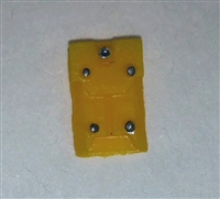 Armor Panel: Large Size YELLOW Version - 1:18 Scale Modular MTF Accessory for 3-3/4" Action Figures