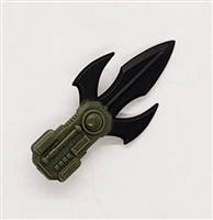 MTF Exo-Suit: TRI-BLADE COMBAT KNIFE - GREEN Version - 1:18 Scale Marauder Task Force Accessory
