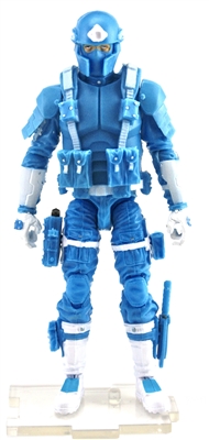 DELUXE MTF Male Trooper LIGHT BLUE & WHITE "Strato-Ops" Version - 1:18 Scale Marauder Task Force Action Figure