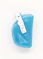 Pistol Holster: Small  Right Handed LIGHT BLUE & WHITE Version - 1:18 Scale Modular MTF Accessory for 3-3/4" Action Figures