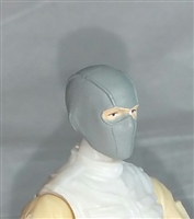 Male Head: Balaclava Mask GRAY Version - 1:18 Scale MTF Accessory for 3-3/4" Action Figures