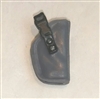 Pistol Holster: Small  Right Handed GRAY Version - 1:18 Scale Modular MTF Accessory for 3-3/4" Action Figures