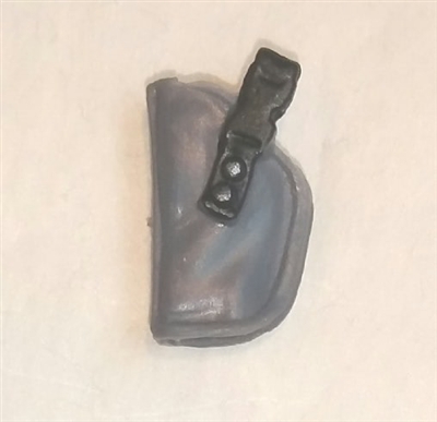 Pistol Holster: Small Left Handed GRAY Version - 1:18 Scale Modular MTF Accessory for 3-3/4" Action Figures