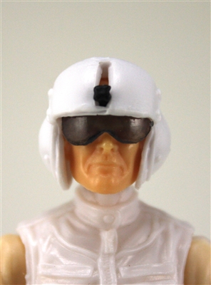 Headgear: Visor for Flight Helmet: GRAY "SMOKE" - 1:18 Scale Modular MTF Accessory for 3-3/4" Action Figures