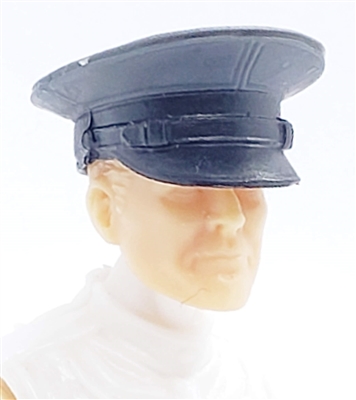Headgear: Officer Cap "Dress Hat" GRAY Version - 1:18 Scale Modular MTF Accessory for 3-3/4" Action Figures