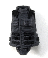 Female Vest: High Collar Type Gray Version - 1:18 Scale Modular MTF Valkyries Accessory for 3-3/4" Action Figures